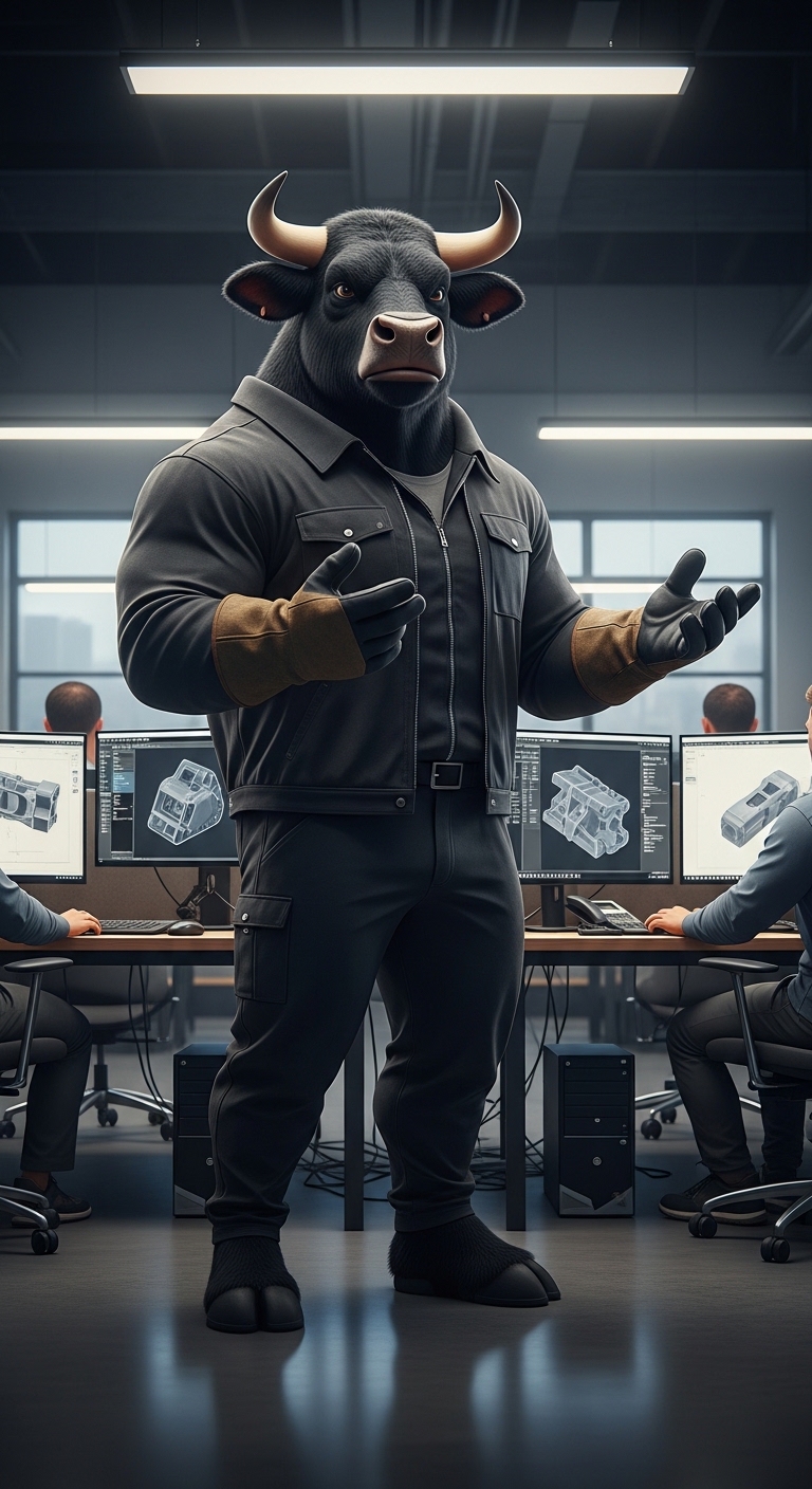 Rangerbull — CAD инженерийн өрөөнд